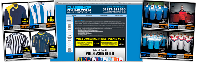 clubshoponline website